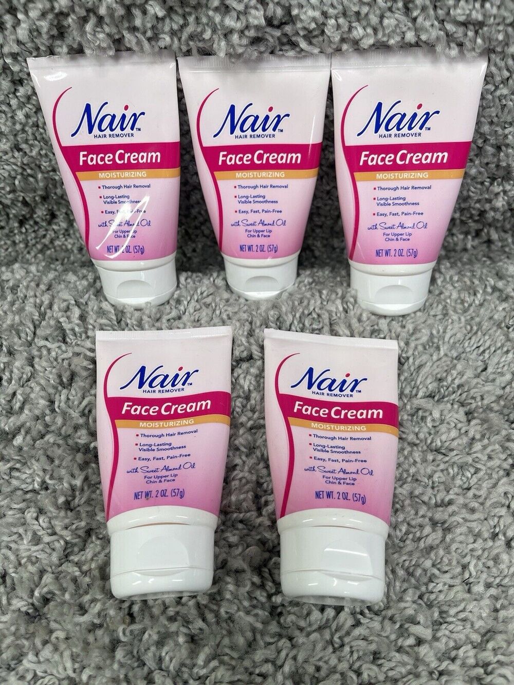 5X Nair Hair Remover Moisturizing Face Cream 2 oz Beauty Brand New